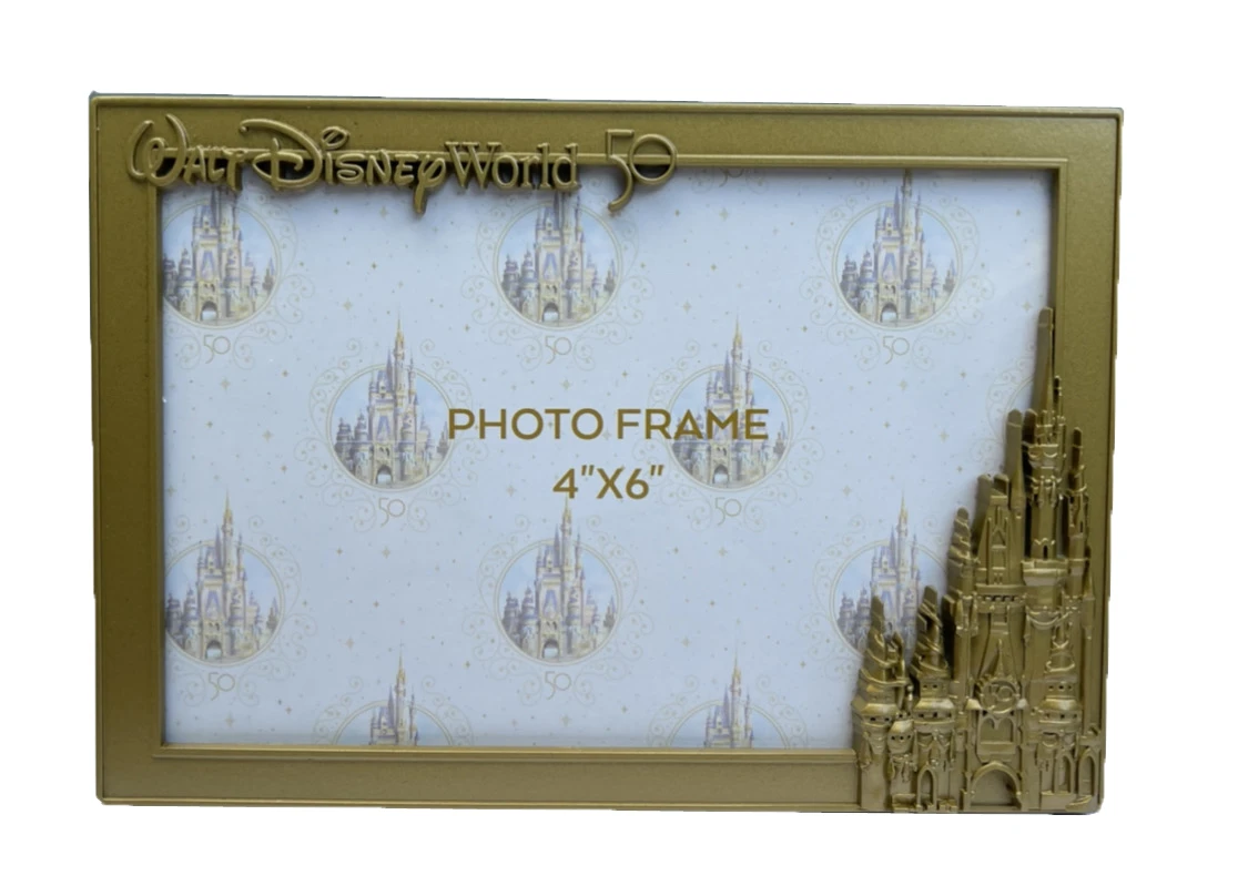 Disney Photo Frame - 50th Anniversary - Castle - 4 X 6 1 Disney Photo Frame - 50th Anniversary - Castle - 4 X 6