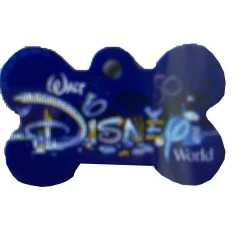 Disney Pet ID Tag - Walt Disney World 50th Anniversary - Bone