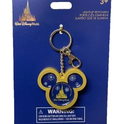 Disney Keychain - 50th Anniversary - Mickey Mouse - Light Up