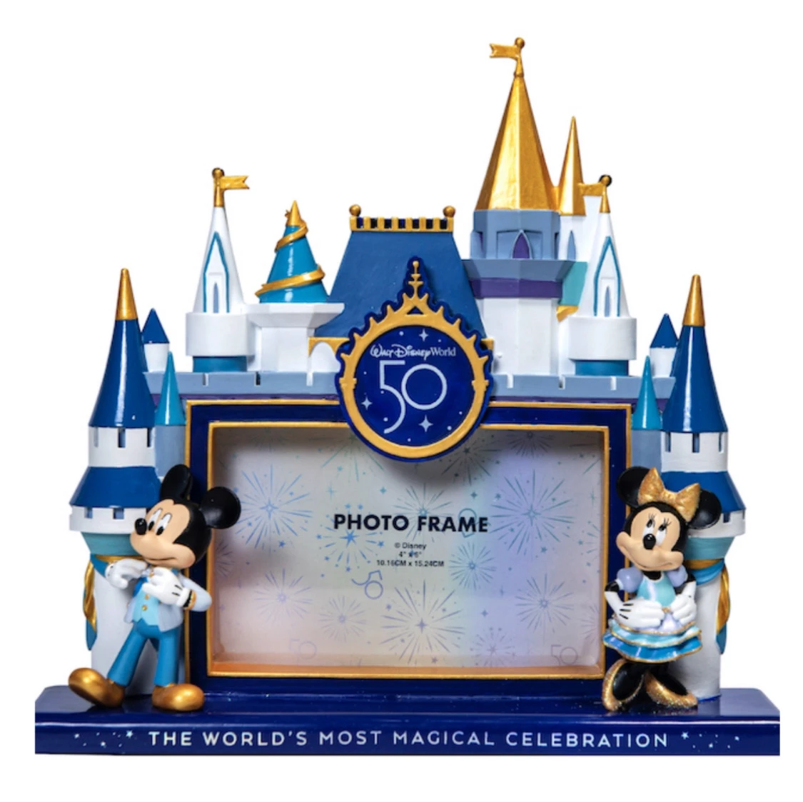 Disney Photo Frame - Walt Disney World 50th Anniversary - 4 X 6 1 Disney Photo Frame - Walt Disney World 50th Anniversary - 4 X 6