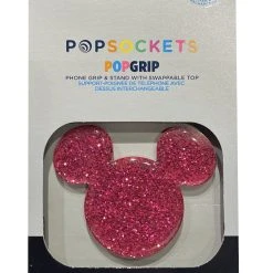 Disney PopSockets - Mickey Mouse Icon - Bright Sparkle Pink