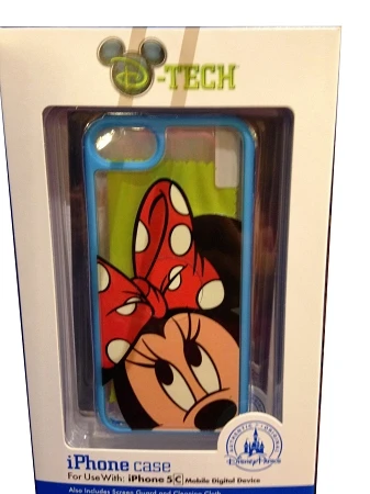 Disney IPhone 5C Case - Minnie Mouse - Clear Blue